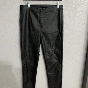 Women's Latex Black Pants X-Label Size L